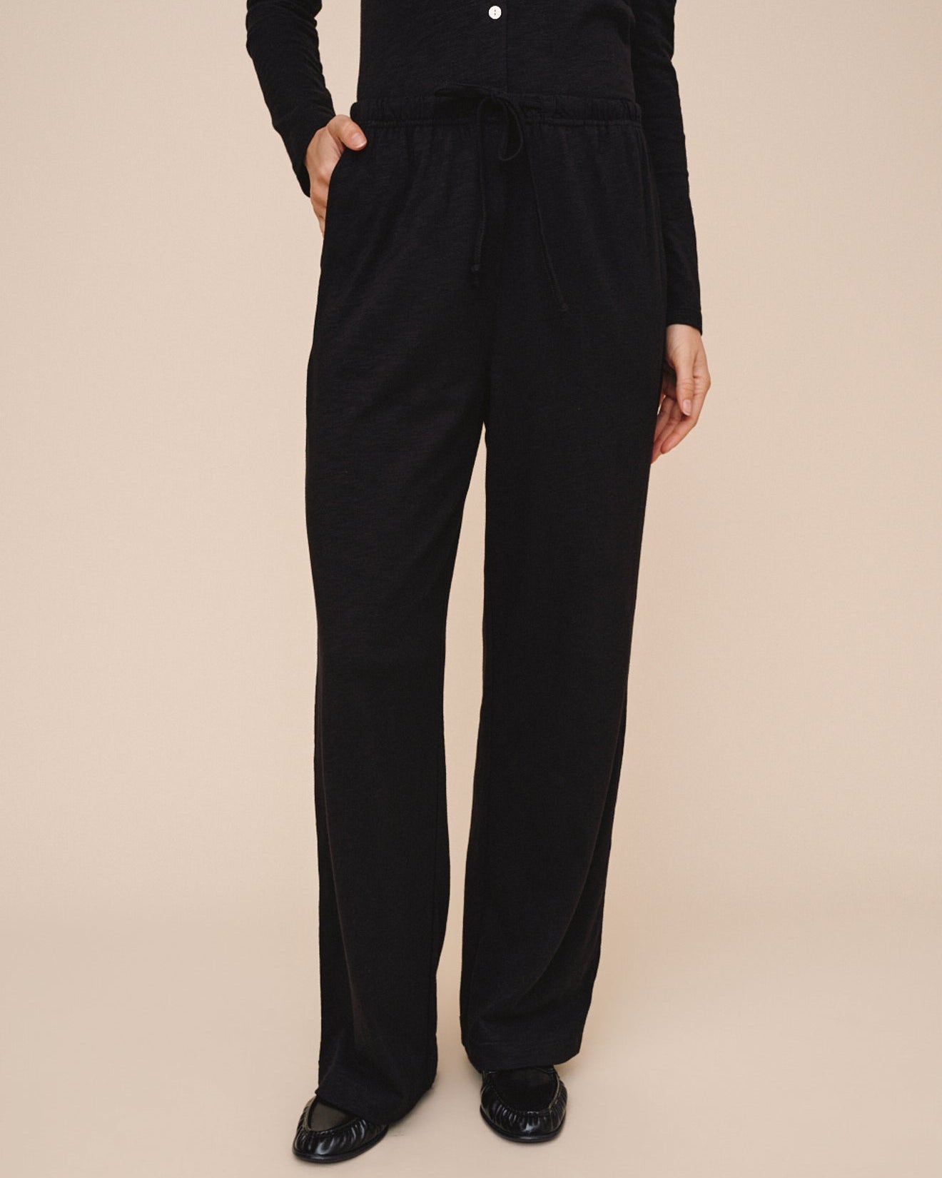 Bella DahlEasy Wide Leg Pant - BlackPants