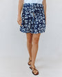 Bella DahlElastic Gathered Mini Skirt - Indigo Bloom PrintSkirts
