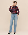 Bella DahlElastic Shirred Top - Winter Plaid PrintTops