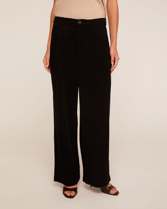 Bella Dahl Elongated Tuck Pant - Black