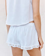 Bella DahlEmbroidery Trimmed Short - WhiteShorts