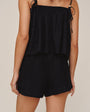 Bella DahlEyelet Belted Short - BlackShorts