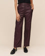 Bella DahlFaux Leather Pant - Crimson EmberPants