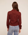 Bella DahlFitted Button Down - Smoked CrimsonTops