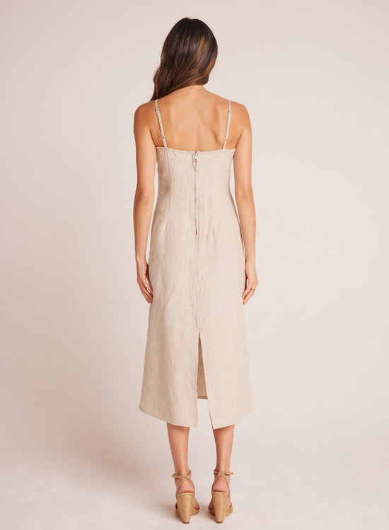 Bella DahlFitted Cami Midi Dress - Linen SandDresses