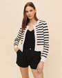 Bella DahlFitted Cardigan - Cherie StripeTops