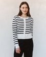 Bella DahlFitted Cardigan - Cherie StripeTops