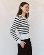 Bella DahlFitted Cardigan - Cherie StripeTops