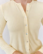 Bella DahlFitted Cardigan - Lemon Meringue StripeTops