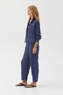 Bella DahlFitted Trucker Shirt - Deep CobaltTops