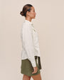 Bella DahlFitted Trucker Shirt - IvoryTops