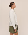 Bella DahlFitted Trucker Shirt - IvoryTops