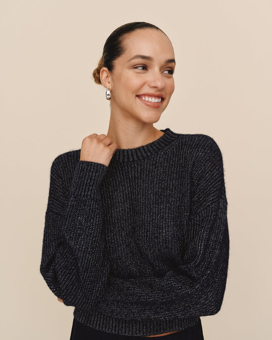 Bella Dahl Fitted Waist Sweater - Moonlight Shimmer View 2