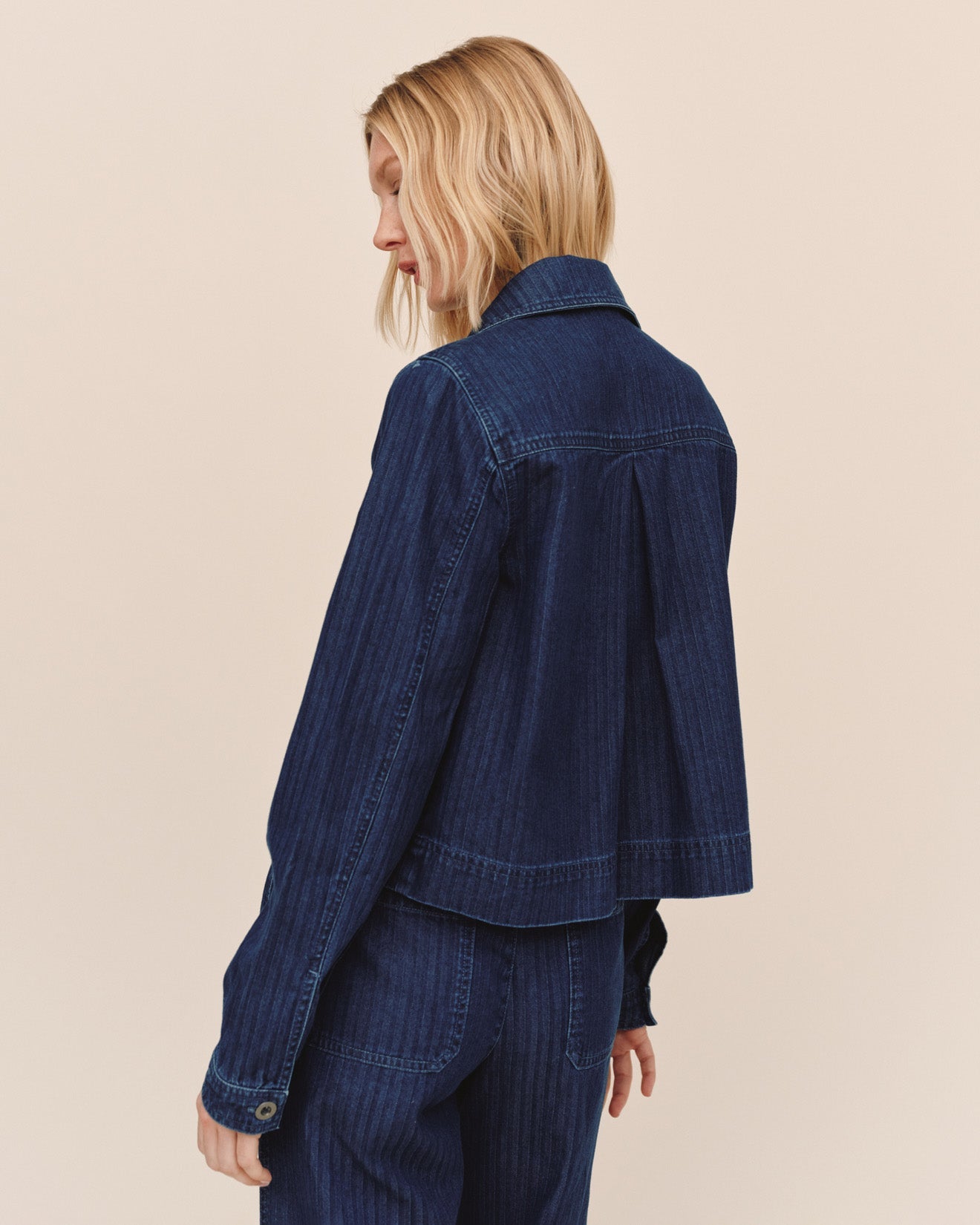 Bella DahlFlap Pocket Utility Jacket - Herringbone WashCoats & Jackets