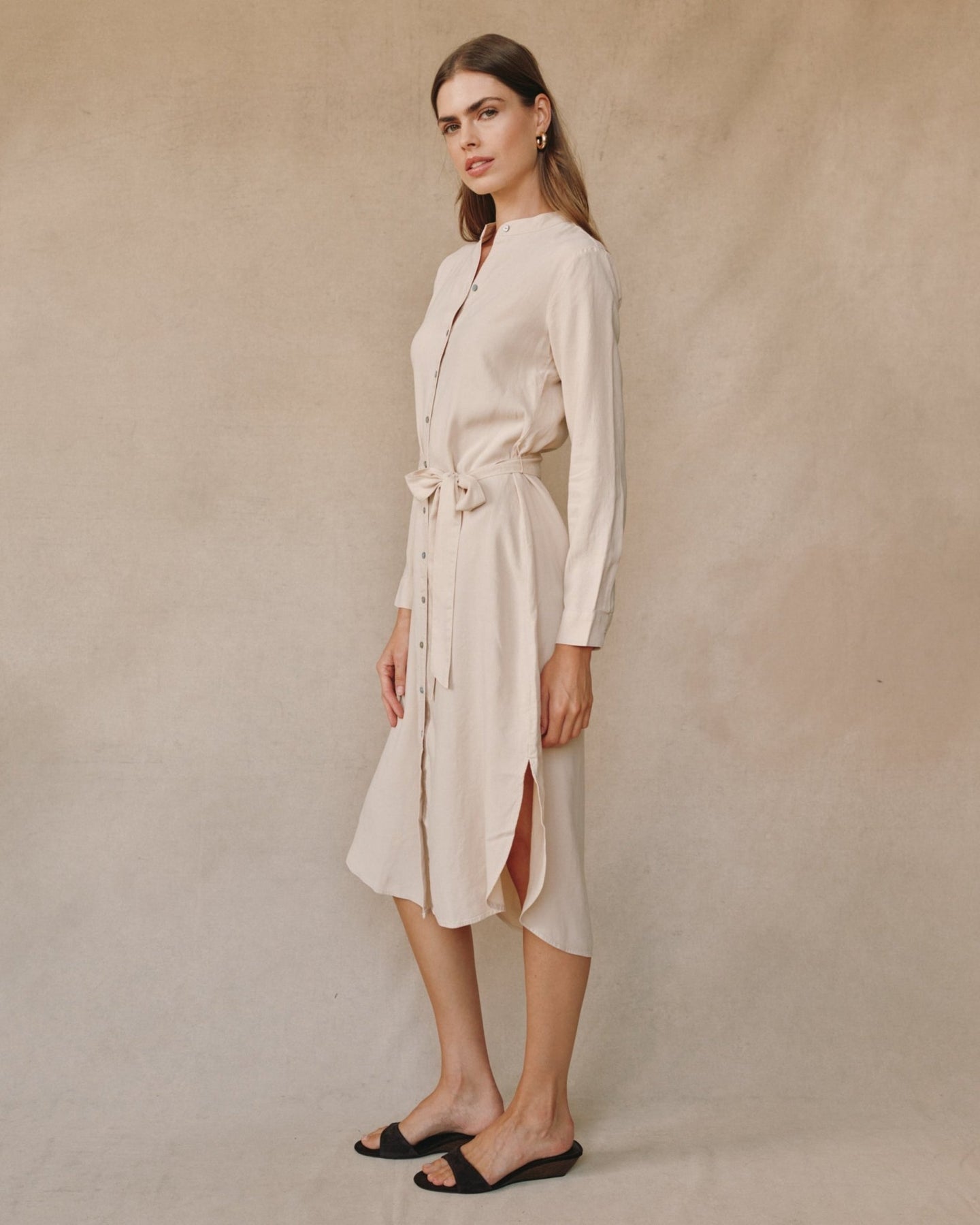 Bella DahlFlowy Hem Maxi Dress - Moon StoneDresses