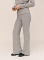 Bella DahlFold Over Wide Leg Pant - Heathered StripePants