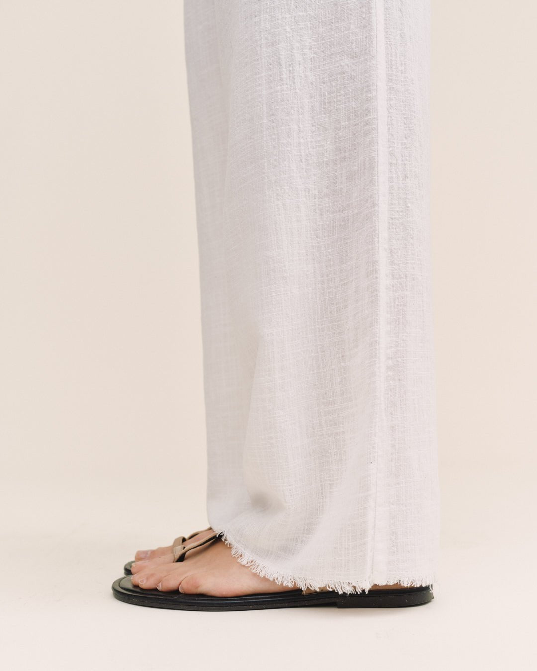 Bella DahlFray Hem Beach Pant - WhitePants