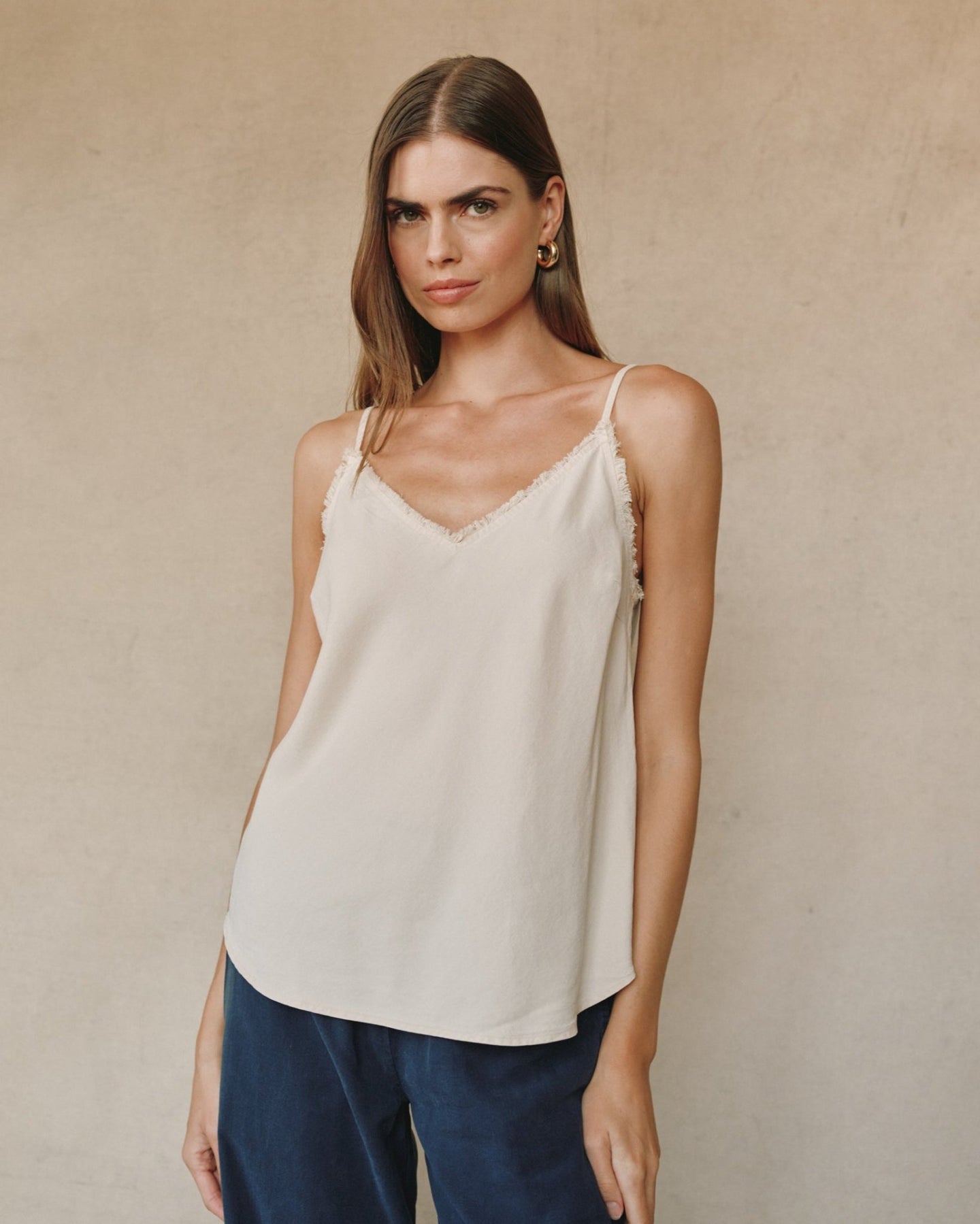 Bella DahlFrayed Cami - Moon StoneTops