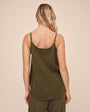 Bella DahlFrayed Cami - Olive NightTops