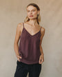 Bella DahlFrayed Cami - Pinot NoirTops