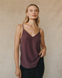 Bella DahlFrayed Cami - Pinot NoirTops
