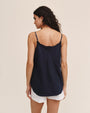 Bella DahlFrayed Tencel Cami - Vintage BlackTops