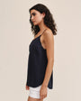 Bella DahlFrayed Tencel Cami - Vintage BlackTops