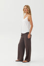 Bella DahlFrayed Tencel Cami - WhiteTops
