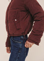 Bella DahlFunnel Neck Puffer Jacket - MahoganyCoats & Jackets