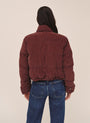 Bella DahlFunnel Neck Puffer Jacket - MahoganyCoats & Jackets