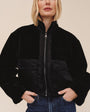 Bella DahlFunnel Neck Utility Sherpa Jacket - BlackCoats & Jackets