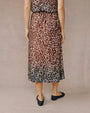 Bella DahlGathered skirt - Ombre Leopard PrintSkirts
