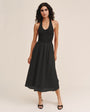 Bella DahlHalter Neck Mixed Dress - BlackDresses