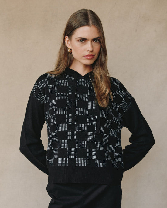 Bella Dahl Hooded Sweater - Black