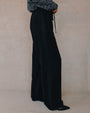 Bella DahlKylie Wide Leg With Drawstring - BlackPants