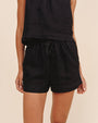 Bella DahlLattice Pintuck Short - BlackShorts