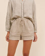 Bella DahlLattice Pintuck Short - Green TeaShorts