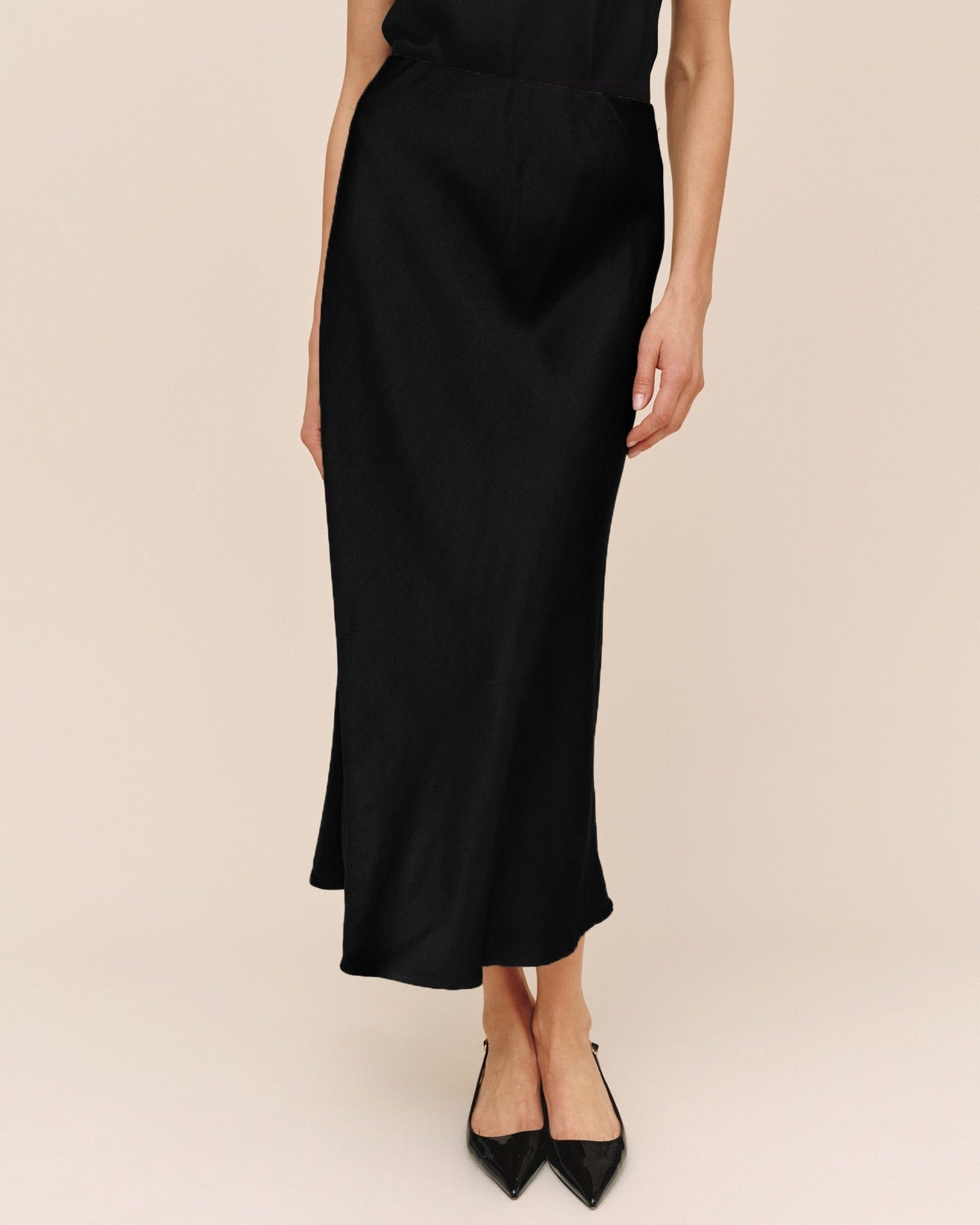 Bella DahlLong Maxi Bias Skirt - BlackSkirts