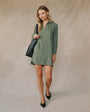 Bella DahlLong Sleeve A Line Shirt Dress - FernwoodDresses