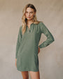 Bella DahlLong Sleeve A Line Shirt Dress - FernwoodDresses