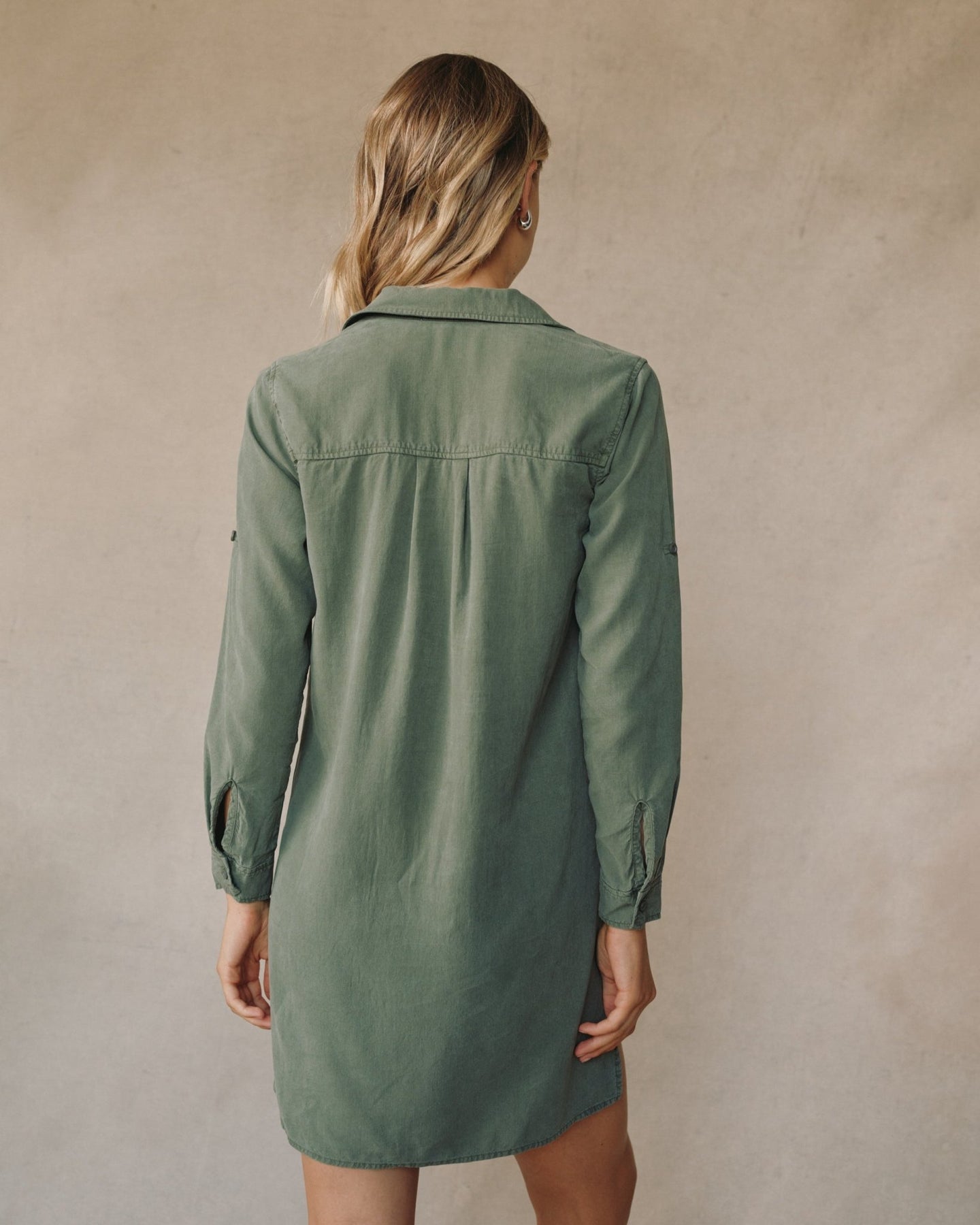 Bella DahlLong Sleeve A Line Shirt Dress - FernwoodDresses