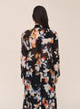 Bella DahlLong Sleeve Boxy Crop Shirt - Blurred Bloom PrintTops