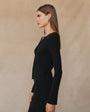 Bella DahlLong Sleeve Cardigan - Black