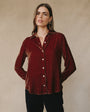 Bella DahlLong Sleeve Classic Shirt - Amber HoneyTops