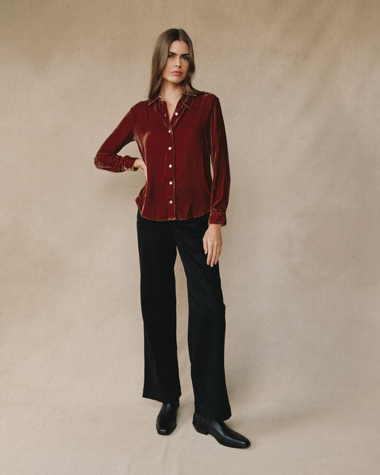 Bella Dahl Long Sleeve Classic Shirt - Amber Honey View 2