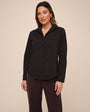 Bella DahlLong Sleeve Clean Shirt - BlackTops