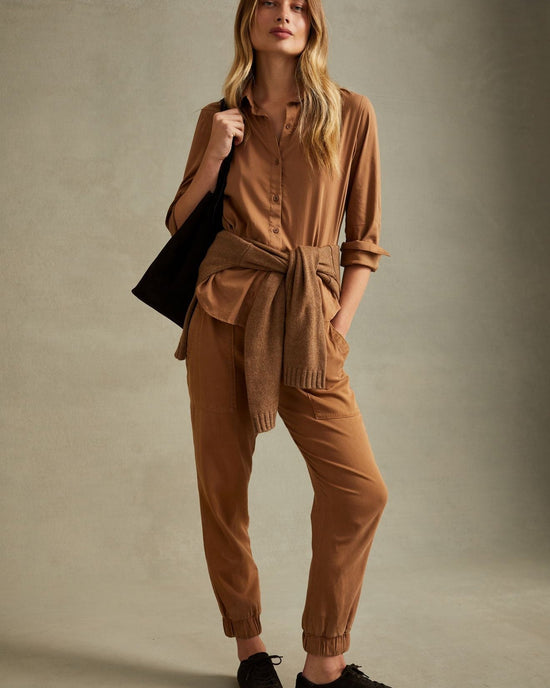 Bella Dahl Long Sleeve Clean Shirt - Golden Dune
