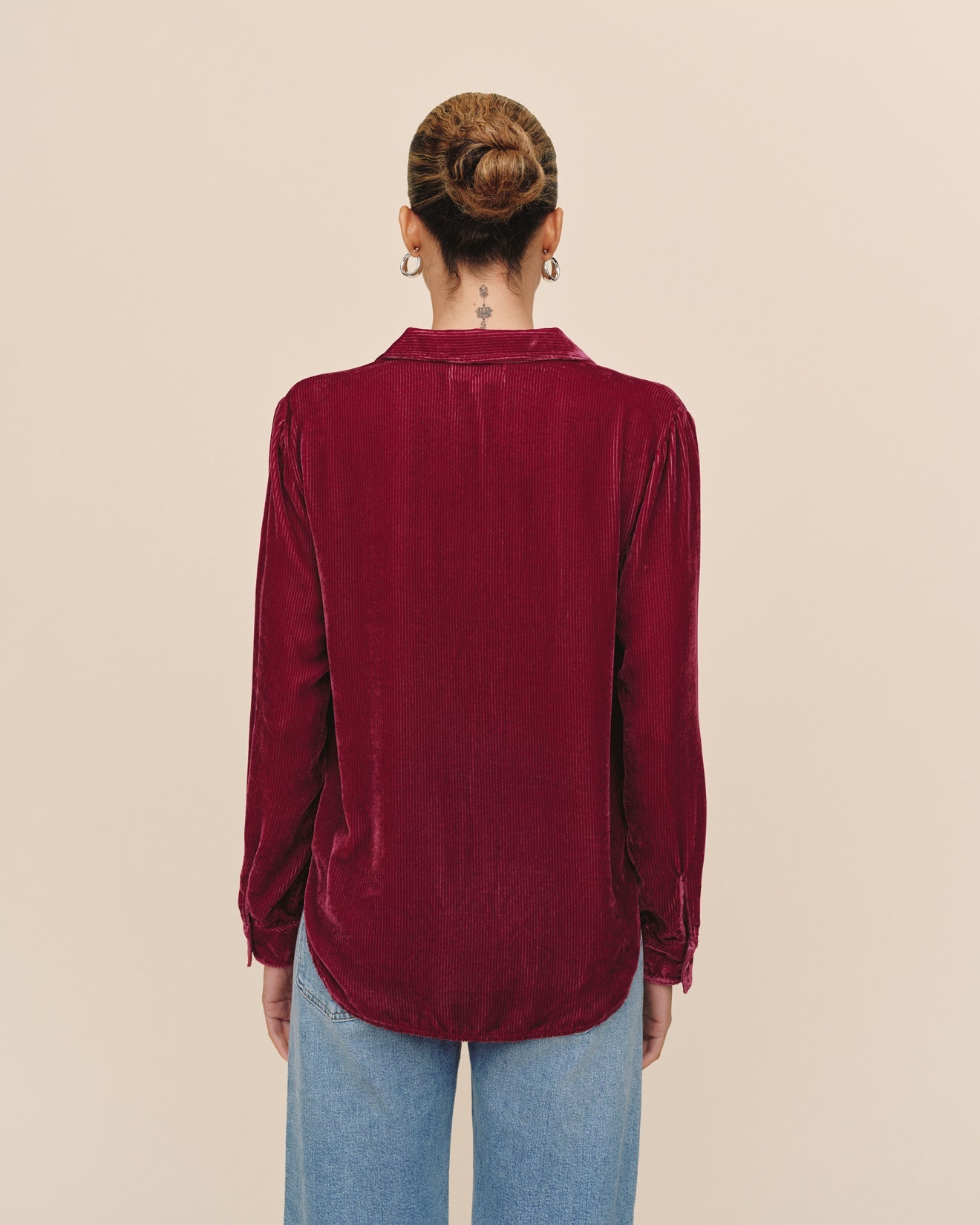 Bella DahlLong Sleeve Clean Shirt - Ice MulberryTops