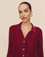 Bella DahlLong Sleeve Clean Shirt - Ice MulberryTops