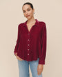 Bella DahlLong Sleeve Clean Shirt - Ice MulberryTops